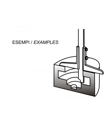 ART.0061 - DEPTH MEASURING BRIDGE WITH BASE 80 MM