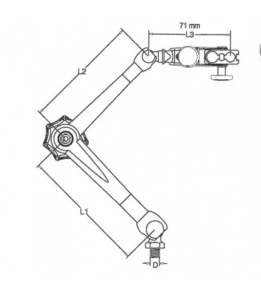 ART.0267 - TWISTLOCK MAGNETIC DIAL INDICATOR HOLDER