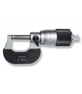 ART.0161 - MICROMETER FOR EXTERNAL MEASUREMENTS WITH SCREW 1 MM PITCH