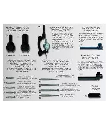 ART.0318 - ACCESSORI PER COMPARATORI DIGITALI