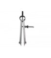 ART.0853 - HINGED COMPASS WITH SCREW, INTERCHANGEABLE HARDENED POINTS