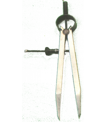 ART.0850 - HINGED COMPASS WITH SCREW, FIXED HARDENED POINTS