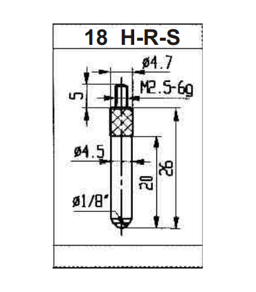 ART.0332 - PROBES FOR DIAL INDICATORS