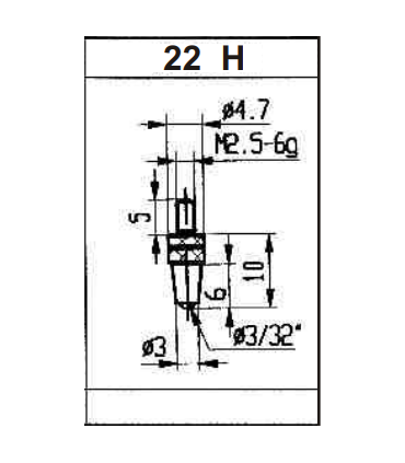 ART.0332 - PROBES FOR DIAL INDICATORS