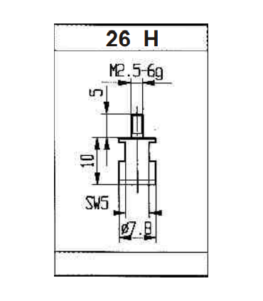 ART.0332 - PROBES FOR DIAL INDICATORS