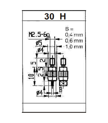 ART.0332 - PROBES FOR DIAL INDICATORS
