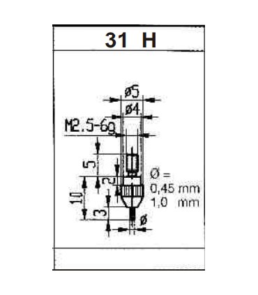 ART.0332 - PROBES FOR DIAL INDICATORS