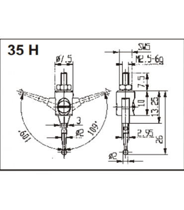 ART.0332 - PROBES FOR DIAL INDICATORS