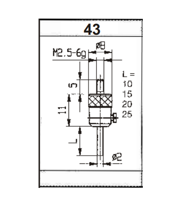 ART.0332 - PROBES FOR DIAL INDICATORS