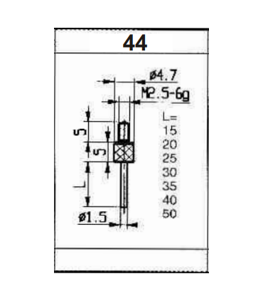 ART.0332 - PROBES FOR DIAL INDICATORS