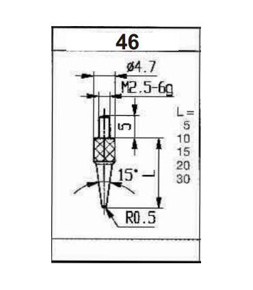 ART.0332 - PROBES FOR DIAL INDICATORS