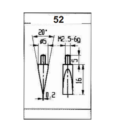 ART.0332 - PROBES FOR DIAL INDICATORS