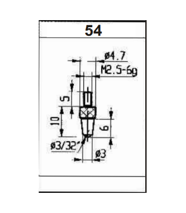 ART.0332 - PROBES FOR DIAL INDICATORS