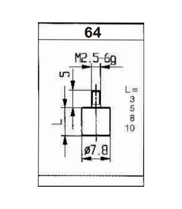 ART.0332 - PROBES FOR DIAL INDICATORS