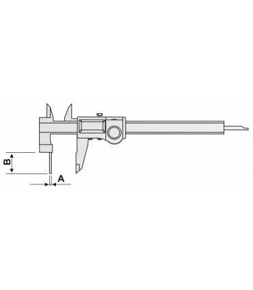 ART.0954 - DIGITAL CALIPER FOR MEASURING WALL THICKNESSES