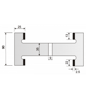 ART.8888 - CARABIDE TEMPLATE SNAP GAUGE