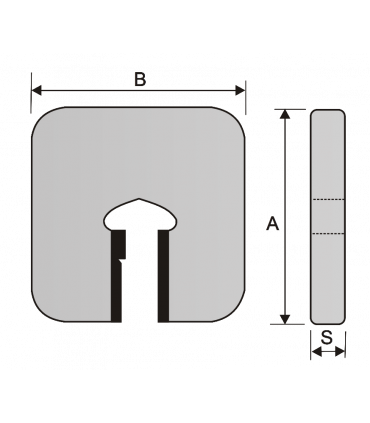 ART.8889 - CARABIDE GROOVE DIAMETER CHECKING SNAP GAUGE