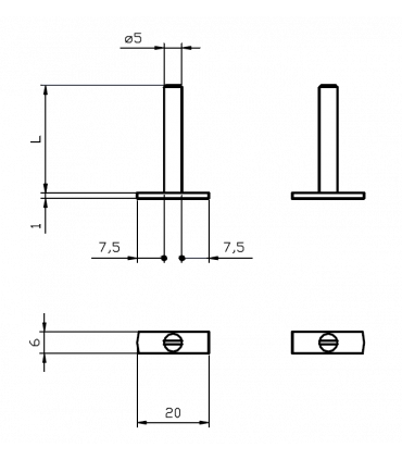 ART. 2535 - TASTATORI Ø5 PER GOLE