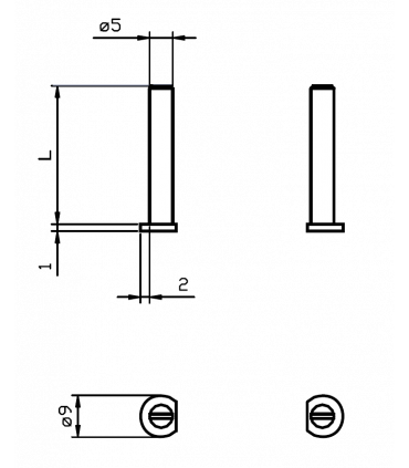 ART. 2530 - TASTATORI Ø5 PER GOLE