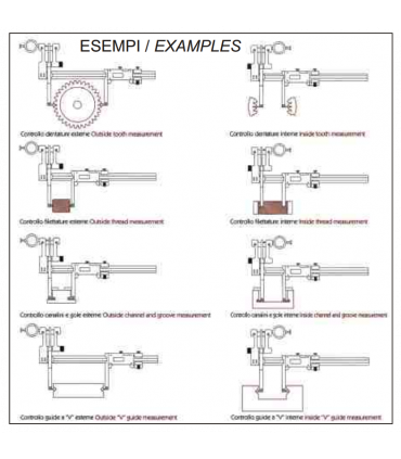 ART.2090 - CALIPER FOR INSIDE/OUTSIDE MEASUREMENT WITH DIAL GAUGE